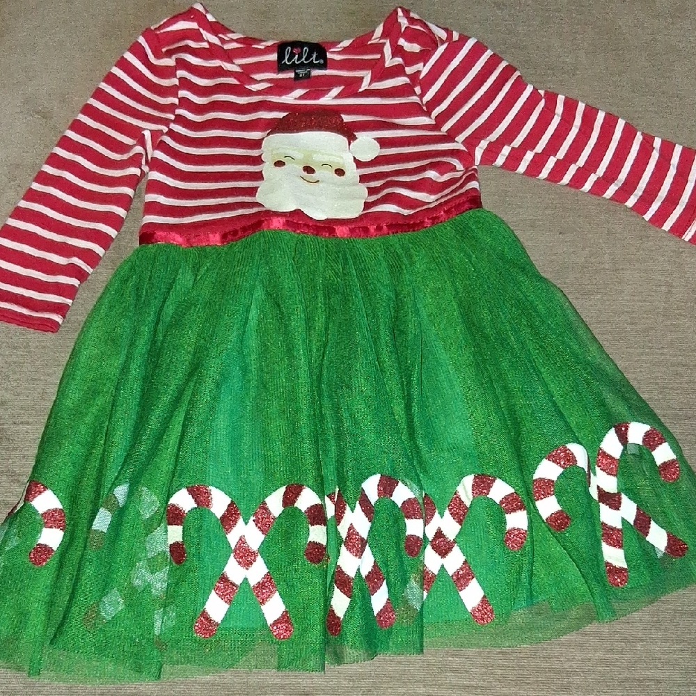 Kids Santa Costume - Red and Green